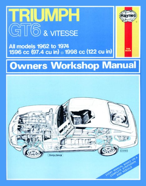 Triumph GT6 & Vitesse — Haynes Owners Workshop Manual