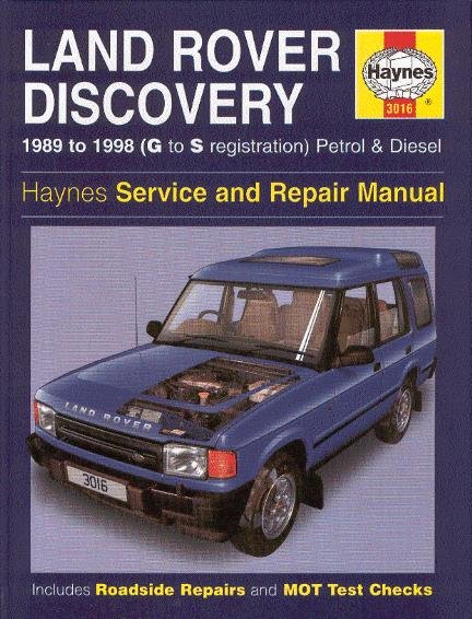 Land Rover Discovery · 1989-98 — Haynes Service & Repair Manual