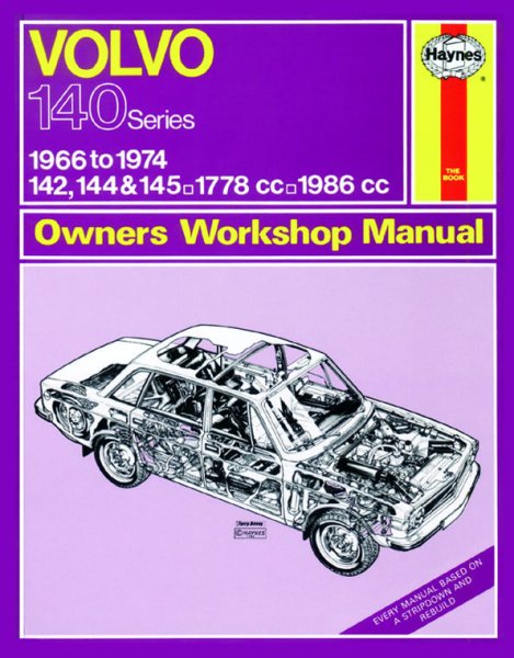 Volvo 140 Series (142 144 145) 1966-1974 — Haynes Owners Workshop Manual