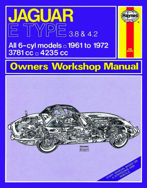 Jaguar E-Type 3.8 & 4.2 · 1961-1972 — Haynes Owners Workshop Manual
