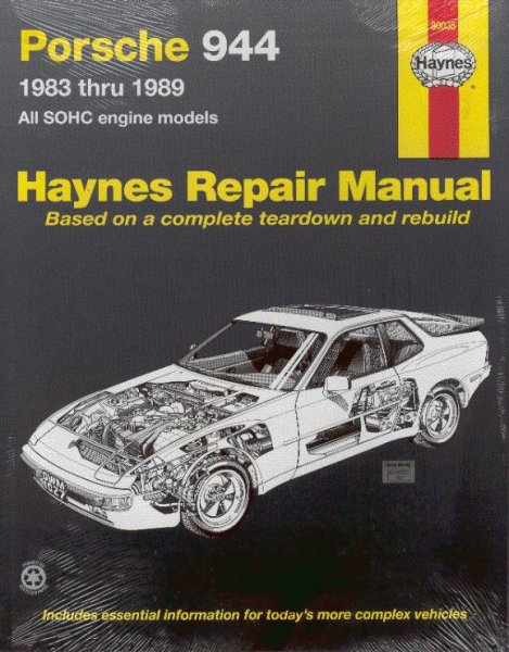 Porsche 944 · 1983-1989 — Haynes Repair Manual